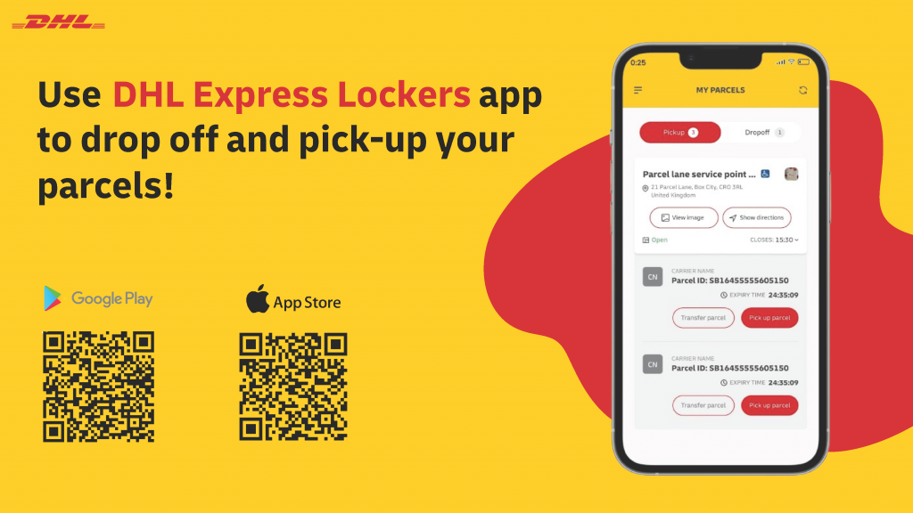 Application DHL Express Lockers