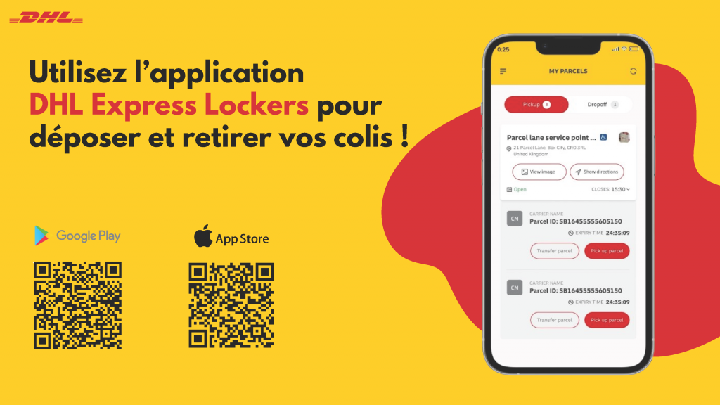 Application DHL Express Lockers