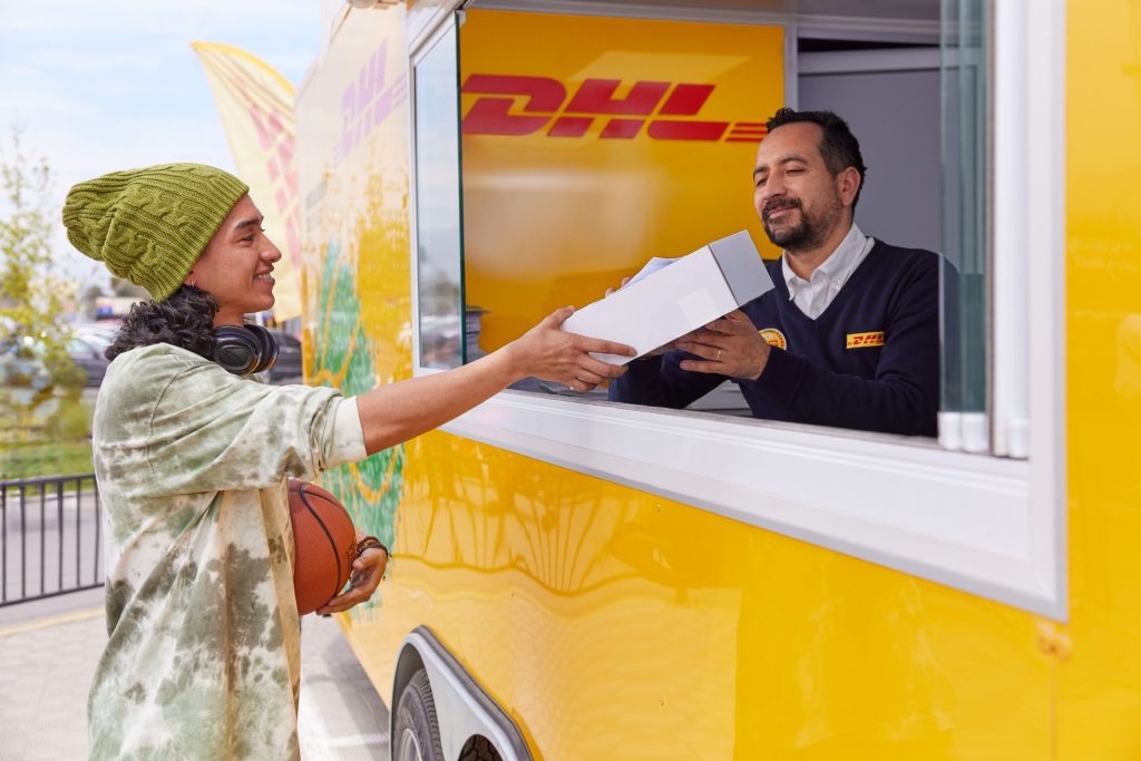 shop DHL temporaire